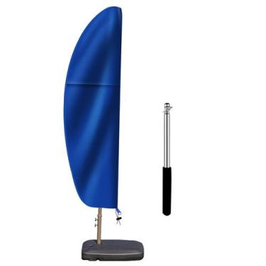 Imagem de Capa de guarda-chuva Cantilever de pátio OKPOW impermeável de 9-14 pés