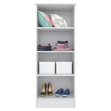 Imagem de Cômoda Sapateira áurea E Armário Multiuso Viena Branco - Demóbile