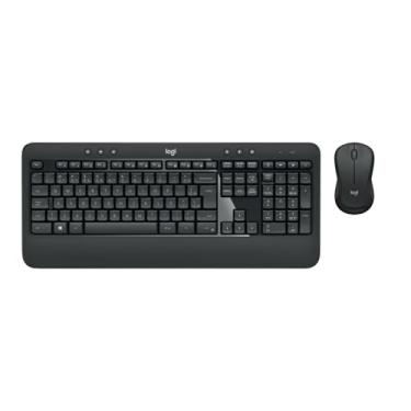 Imagem de Combo Teclado e Mouse sem fio Logitech MK540 com Teclado com Apoio para as Mãos, Teclas de Mídia de Fácil Acesso, Mouse Ambidestro, Conexão USB, Pilhas Inclusas e Layout ABNT2