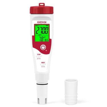 Imagem de Testador de sal de piscina GIDIGI Medidor digital de salinidade de pH 