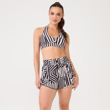 Imagem de Short Transpassado Estampa Poliamida Soft Donna Carioca-Feminino