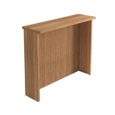 Imagem de Bancada Ripada Ilha 100% MDF Nature 120 cm