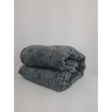 Imagem de Cobertor Manta Canelada Casal Alto Relevo 200 x 180 Luxo – Macio e Quentinho Diversas Cores (CHUMBO)