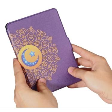 Imagem de Akacy Capa com padrão de TPU pintado para Kindle Paperwhite de 6,8 polegadas 11ª geração lançada em 2021 (Modelo: M2L3EK) com função hibernar/despertar automática (36)