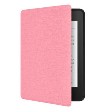 Imagem de Akacy Capa com padrão de tecido para o novo Kindle de 7 polegadas (12ª geração - versão 2024) - capa leve de couro PU com hibernar/despertar automático para e-reader Kindle 12ª geração 2024 (2)