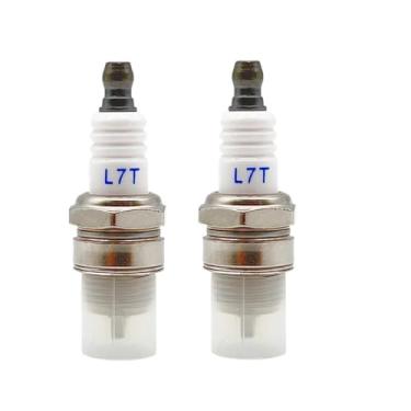Imagem de 2 Velas de Ignição L7T para Motosserras e Roçadeiras a Gasolina - Peças de Reposição para Motosserras a Gasolina - Ferramentas de Jardim