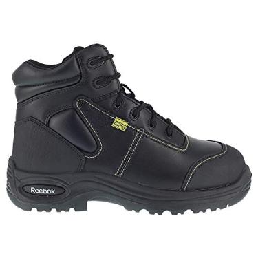 Imagem de Reebok Bota Esportiva Masculina Rb6755 Trainex Segurança Trabalho Bico Composto 6" com Flex Interno Met Guard Preto Industrial e Construção, Preto, 4.5 Wide