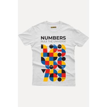 Imagem de Camiseta Nerd Chic Nerd Matemática Numbers Rule the Universe-Unissex