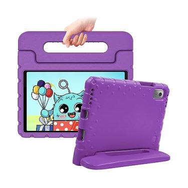 Imagem de Bolete Capa infantil para Lenovo Tab M9 2023 2023 modelo TB-310XU/TB-310FU, tablet Android para Lenovo 22 cm, capa com alça de espuma vinílica acetinada à prova de choque lavável para adultos