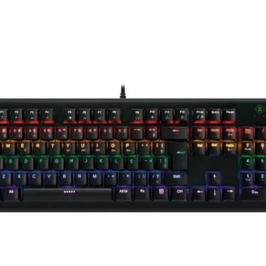 Imagem de Teclado Mecânico Gamer  Xzone Gtm-01, LED, Switch Blue, Anti-Ghosting, Full Board,  ABNT2