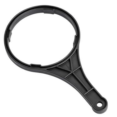 Imagem de ZHLKHIOP Chave de filtro de água para filtro de toda a casa, chave de filtro de água preta resistente, design de fácil aderência para apertar e soltar os filtros de água, ajuste universal para a