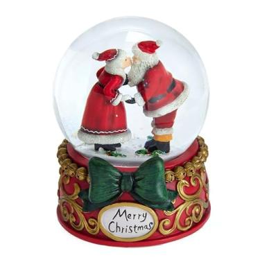 Imagem de Kurt Adler Globo de neve musical Mr. & Mrs. Claus 100 mm