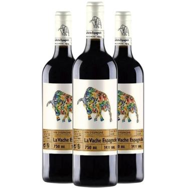 Imagem de Vinho Tinto La Vache Espagnole Tempranillo 750Ml (3 Und)