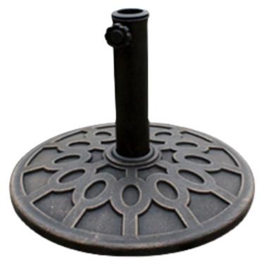 Imagem de TRGCJGH Base de guarda-chuva de mesa ao ar livre redonda pátio mercado guarda-chuva base suporte adequado para diâmetro 35 mm, 40 mm e 50 mm guarda-chuva, 8 kg