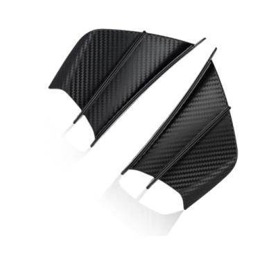 Imagem de Ysyqkn Conjunto de 2 Aletas de Carenagem, Asa Aerodinâmica Universal para, Padrão de Fibra de Carbono