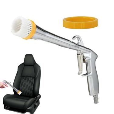 Imagem de Soprador de ar para limpeza de interiores de carros - Ferramentas de detalhes automotivos - Soprador de ar de carro com bocal para ferramentas de detalhes para móveis de veludo e tapetes