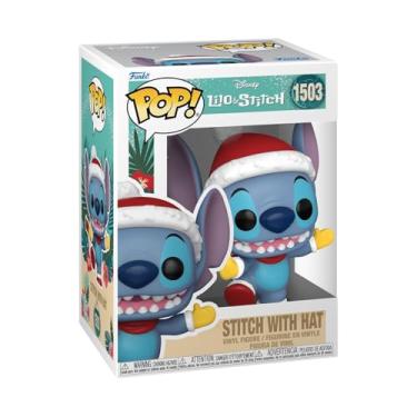 Imagem de Boneco Funko Pop! 1503 Stitch Holiday With Hat - Lilo & Stitch (Disney)