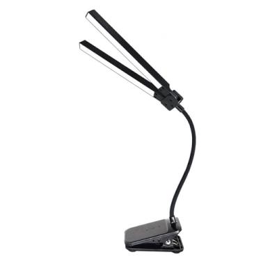 Imagem de Luz de Prateleira Música Led Decorativa Clip On com Bateria Recarregável Operada por para Piano Cauda Lâmpadas Músicos Artistas Pintura Pódio Flexível Gooseneck Iluminação Ajustável