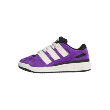 Imagem de adidas Forum2000 Tênis masculino casual com cadarço - roxo, Multi, 10 Wide Women/9 Wide Men