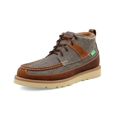 Imagem de Twisted X Bota Chukka masculina casual, Pó e marrom, 46