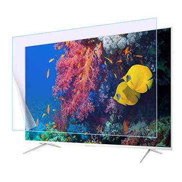 Imagem de uhyOHF 43/52/55/60/65 protetor de tela antirreflexo para TV, antiluz azul, antiarranhões, poeira, película de filtro de proteção para os olhos, superfície fosca reduz o brilho / 65 pol. 1429 x 804 mm