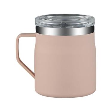 Imagem de Caneca De Café Aço Inoxidável | Garrafa Termica De Viagem 450ml - Copo Termico Para Cafe | Para Escritorio Estudantes Viagens Academia Praia Piquenique Desporto