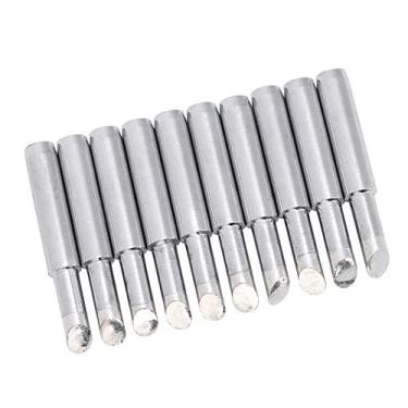 Imagem de Acouto 10 Unidades - Conjunto de Pontas de Ferro de Solda para Aplicações de Solda Versáteis - Compatível Com Necessidades de Alta Temperatura
