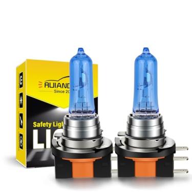 Imagem de Ruiandsion Lâmpadas de halogêneo H15, lâmpada de substituição de lâmpada branca Xenon H15 12V 15/55W, pacote com 2