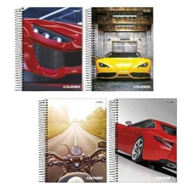 Imagem de Starschool – Caderno Universitário Capa Dura Espiral CARS | 20 Matérias, 320 Folhas | Altíssima Capacidade para Múltiplas Disciplinas | Tema Carros