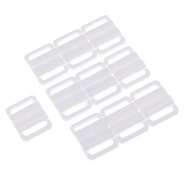 Imagem de oshhni Sutiã de biquíni de plástico com gancho de banho - Branco