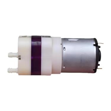 Imagem de IEUDNS Motor de bomba de diafragma DC 12V de longo desempenho 0,53A em metal, fácil instalação, mini bomba elétrica auxiliar para pesca em campo.