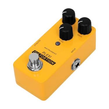 Imagem de Luocute Pedal de Efeitos de Guitarra Elétrica, Caixa de Metal Plexi Distorção Mini Pedal de Guitarra Com True Bypass, para Blues Rock Metal