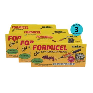 Imagem de Kit Bisnaga Formicel Tecnocell 10g C/ 3 unidades