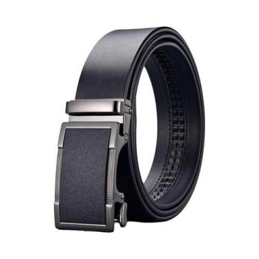 Imagem de Cinto De Couro Luxuoso Masculino Com Fivela Automática De Metal Para J
