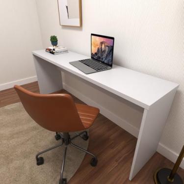 Imagem de Mesa de Escritório Natus 40mm 180 Bramov Móveis Cinza Cristal