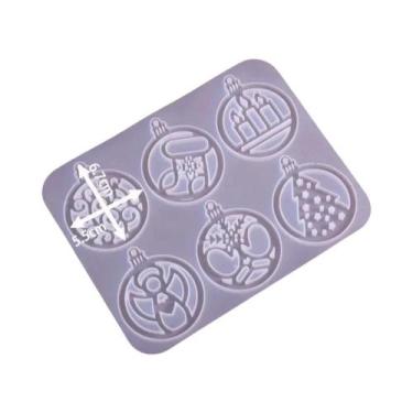 Imagem de Molde De Silicone Redondo Com 6 Cavidades Para Decoração De Natal, Ide