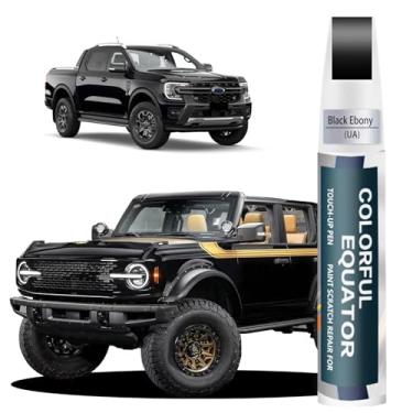 Imagem de UA/UD/M6373/M6877 Tinta de retoque de ébano preta para Ford, caneta de pintura de carro, reparo de arranhões, tinta de retoque dois em um, removedor de arranhões de carro premium para arranhões