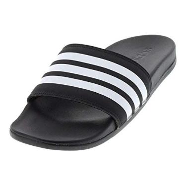 Imagem de adidas Adilette Comfort Chinelo masculino, Black/White/Black, 11