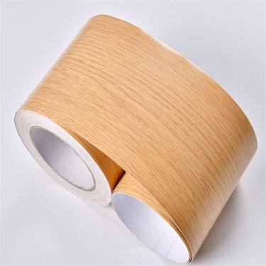 Imagem de GQQGSHOP Faixa autoadesiva de borda de parede de 5 metros à prova d'água, decoração de borda de parede, painéis de parede de PVC, borda de teto, moldura de porta, linha de cintura, decoração de