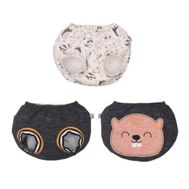 Imagem de Kit 2 Tapa Fralda Bebê Menino Suedine Estampado Upi Uli, G