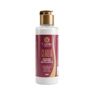 Imagem de Máscara Corporal Clareia Castilla Cosméticos 220mL Revitalizante com Rosa Mosqueta e Dolomita