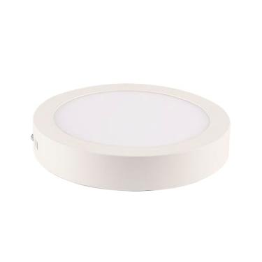 Imagem de Plafon Led Sobrepor Redondo 12w Blumenau 4100k Luz Branco Natural