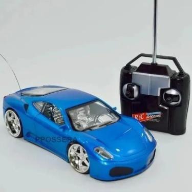 Imagem de Ferrari F430 Perfect Carro Carrinho Controle Remoto Azul - toys