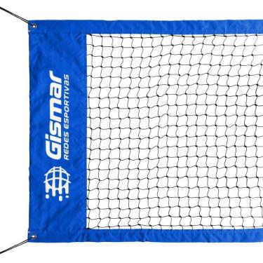 Imagem de Rede Multisport Pro Beach Tennis, Futevôlei, Vôlei de Praia Azul - Gis