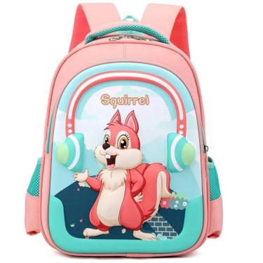 Imagem de Mochila Infantil Escolar Alto Relevo Pequena 3d Criança-Feminino