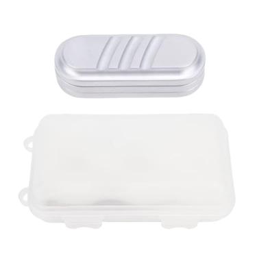 Imagem de Ainoli Fingertip Push Card Toy 3 camadas de aço inoxidável háptico slider brinquedo de alívio de estresse para casa de escritório