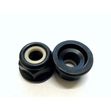 Imagem de jinjunyulin 2 peças, porca de colar de rosca reversa esquerda M10 x 1,0, substituição para Stihl Pivotrim String Trimmer Brush Cutter Gear Head Blade Adapter Kit, peça 4126 642 7600
