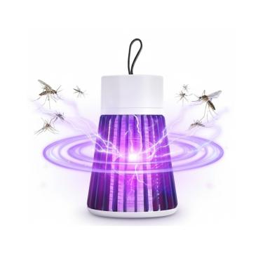 Imagem de Luminária Repelente Elétrico de Insetos LED UV – Armadilha Mata Mosquito e Pernilongo Silenciosa, Sem Produtos Químicos, Proteção 24h para Família, Bebês e Pets (Bivolt)