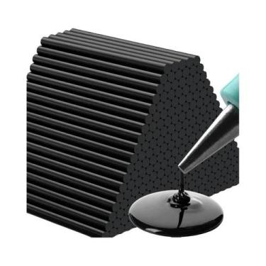 Imagem de Bastões De Cola Quente Preta 100pcs Para Reparação De Amassados Em Car