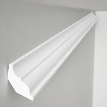 Imagem de Moldura Roda Teto em EPS Anti Chamas Com Acabamento Acetinado Premium 